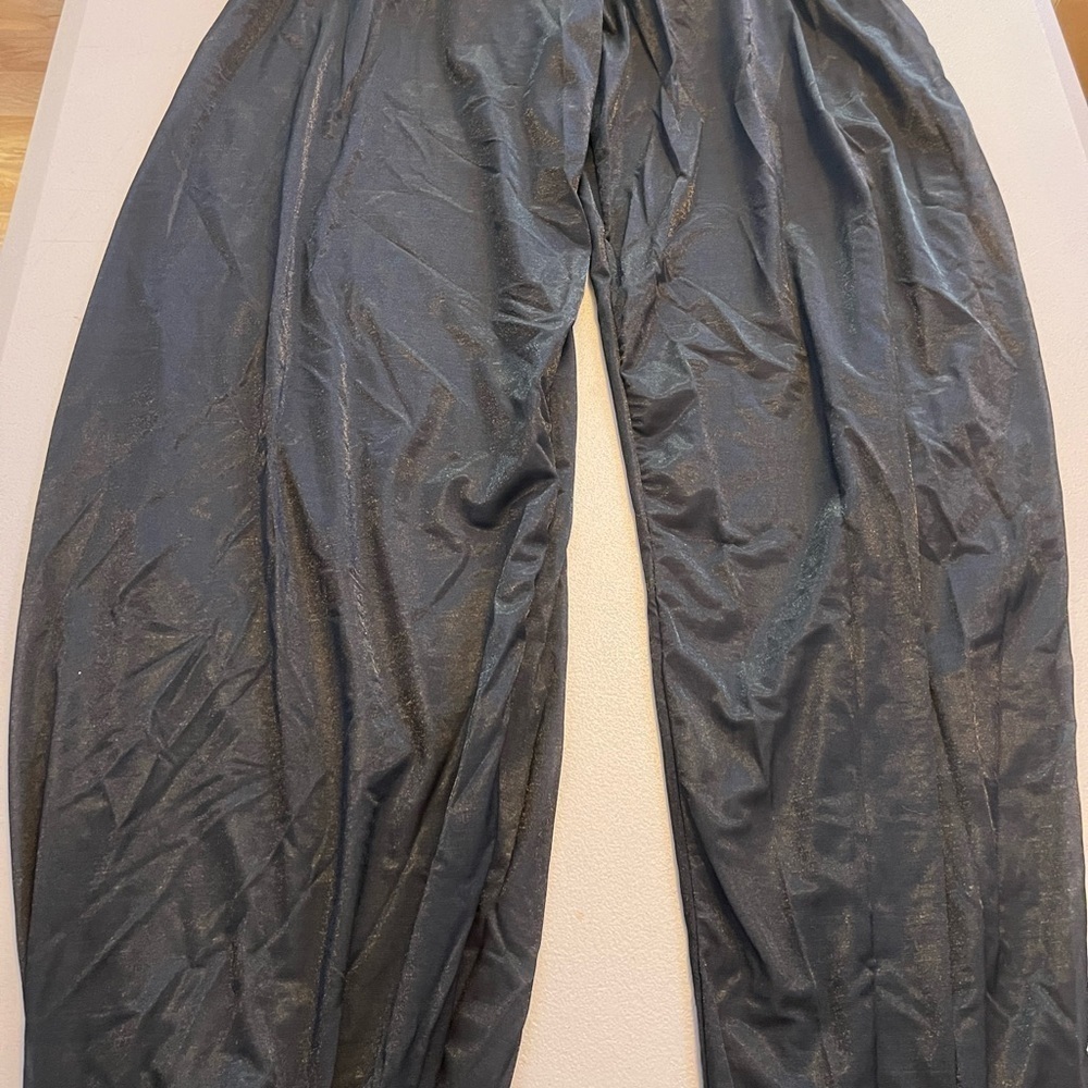 COPY - Nylon Spandex High Waist Pants XL Adult Baltogs Black Womens - Picture 2 of 9